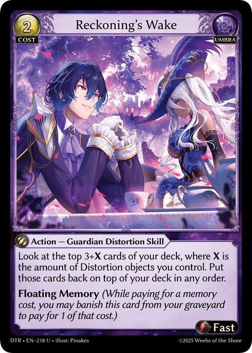 Image for Reckoning's Wake (218) (Distorted Reflections) - Grand Archive TCG