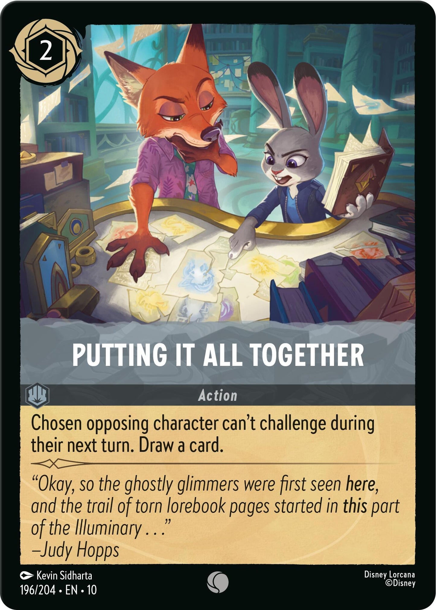 Image for Putting It All Together (196/204) (Whispers in the Well) - Disney Lorcana