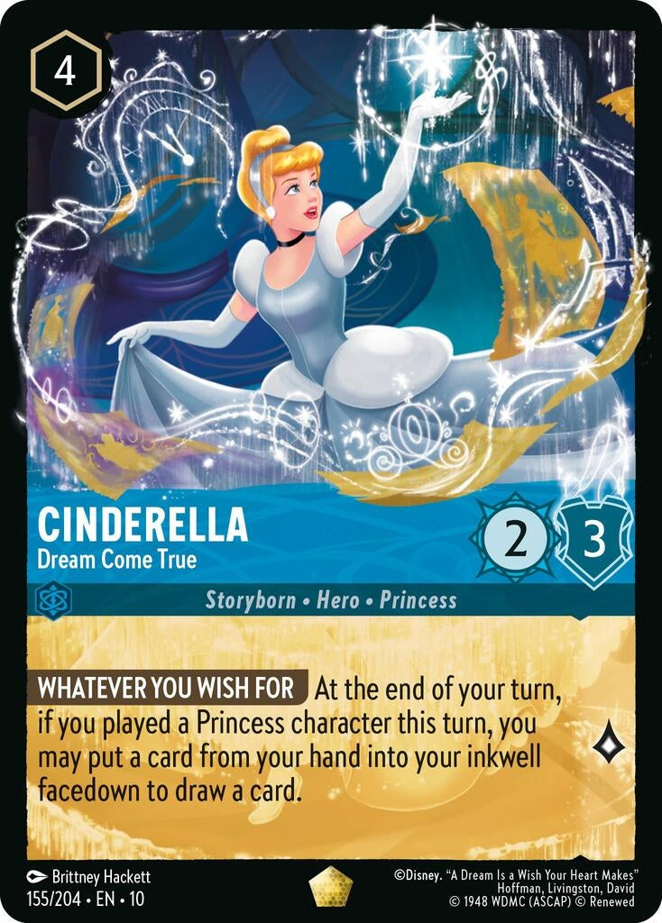 Image for Cinderella - Dream Come True (155/204) (Whispers in the Well) - Disney Lorcana