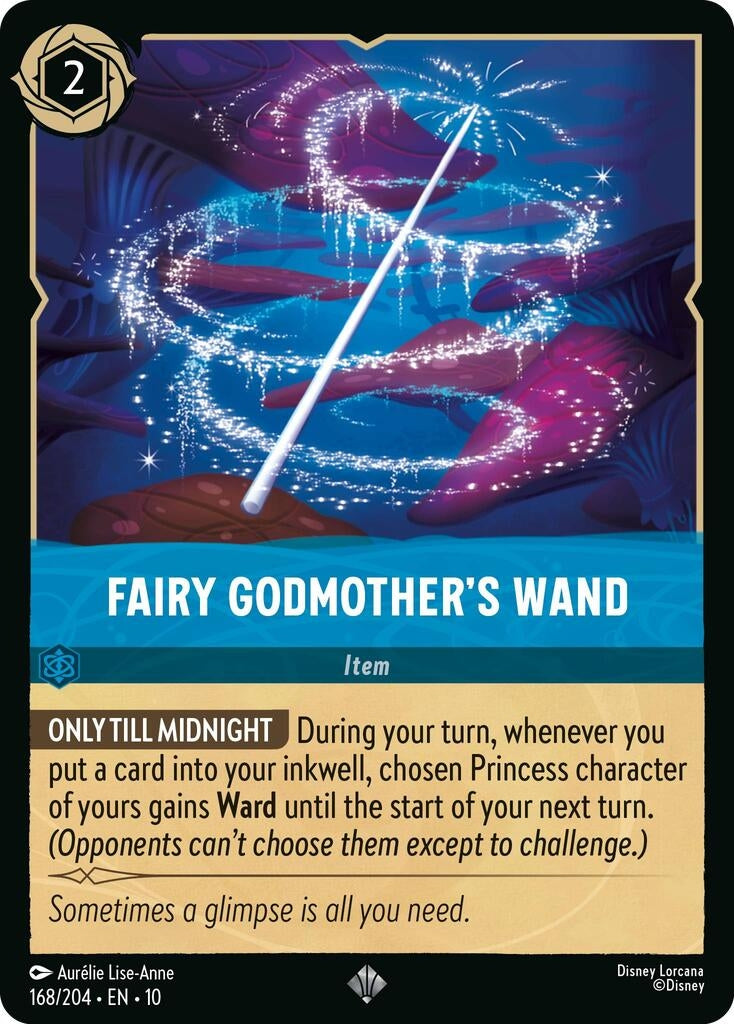 Image for Fairy Godmother's Wand (168/204) (Whispers in the Well) - Disney Lorcana