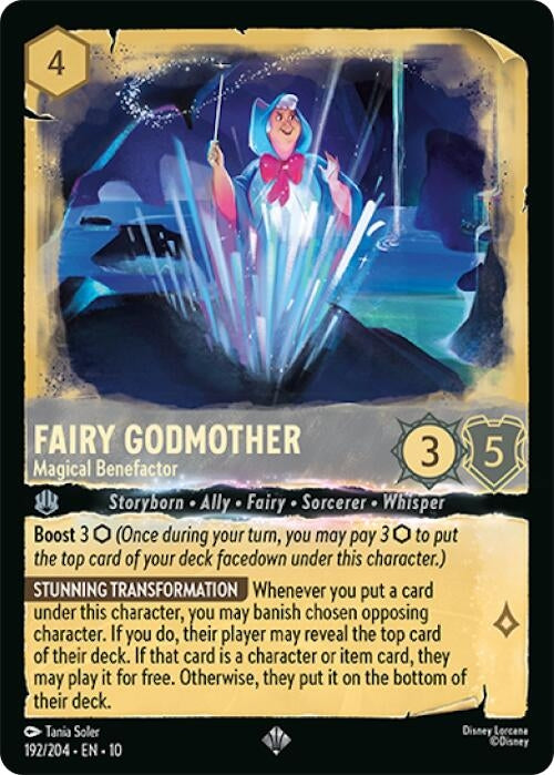 Image for Fairy Godmother - Magical Benefactor (192/204) (Whispers in the Well) - Disney Lorcana