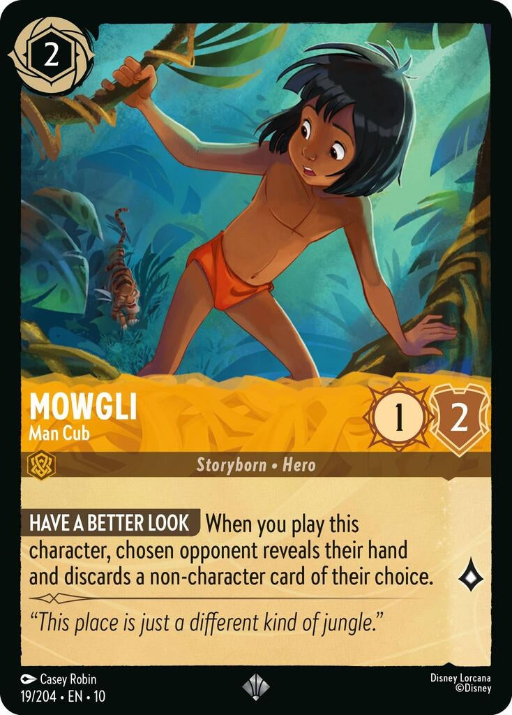 Image for Mowgli - Man Cub (19/204) (Whispers in the Well) - Disney Lorcana