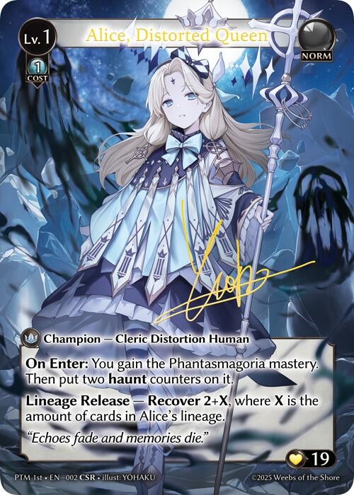 Image for Alice, Distorted Queen (CSR) (002) (Phantom Monarchs) - Grand Archive TCG