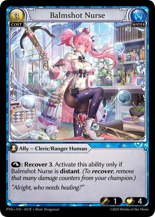 Image for Balmshot Nurse (103) (Phantom Monarchs) - Grand Archive TCG