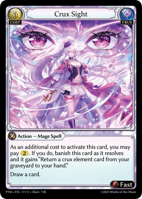 Image for Crux Sight (171) (Phantom Monarchs) - Grand Archive TCG
