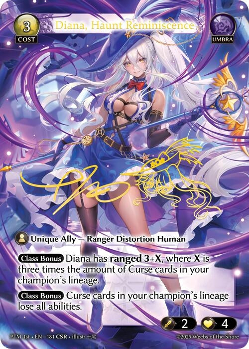 Image for Diana, Haunt Reminiscence (CSR) (181) (Phantom Monarchs) - Grand Archive TCG