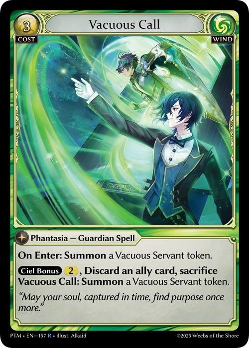 Image for Vacuous Call (157) (Phantom Monarchs) - Grand Archive TCG