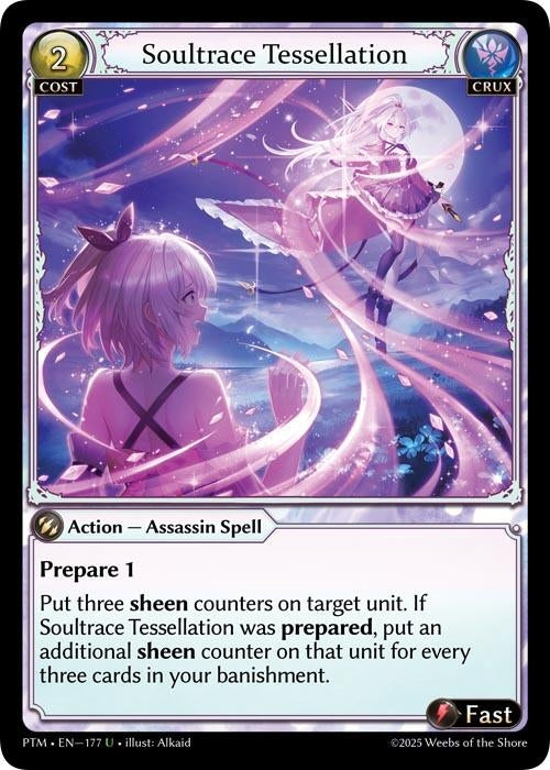 Image for Soultrace Tessellation (Curio Foil) (177) (Phantom Monarchs) - Grand Archive TCG