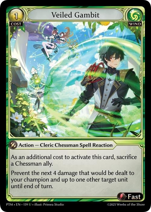 Image for Veiled Gambit (Curio Foil) (159) (Phantom Monarchs) - Grand Archive TCG