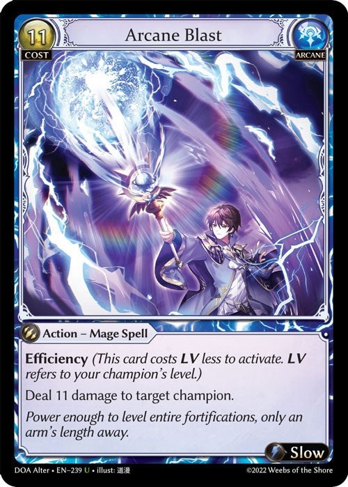 Image for Arcane Blast (239) (Dawn of Ashes Alter Edition) - Grand Archive TCG