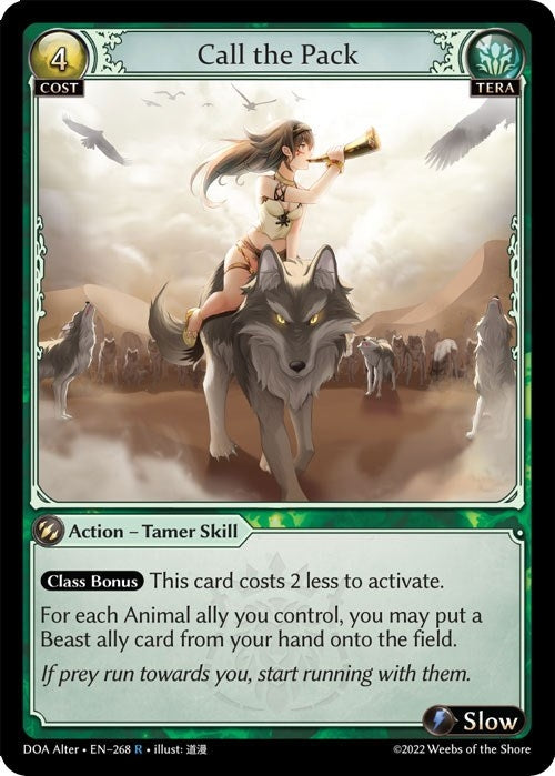 Image for Call the Pack (268) (Dawn of Ashes Alter Edition) - Grand Archive TCG