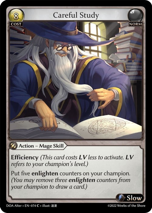 Image for Careful Study (074) (Dawn of Ashes Alter Edition) - Grand Archive TCG