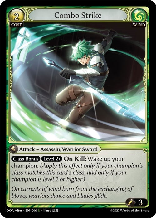 Image for Combo Strike (206) (Dawn of Ashes Alter Edition) - Grand Archive TCG