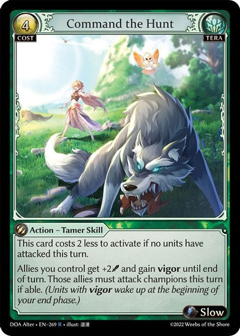 Image for Command the Hunt (269) (Dawn of Ashes Alter Edition) - Grand Archive TCG