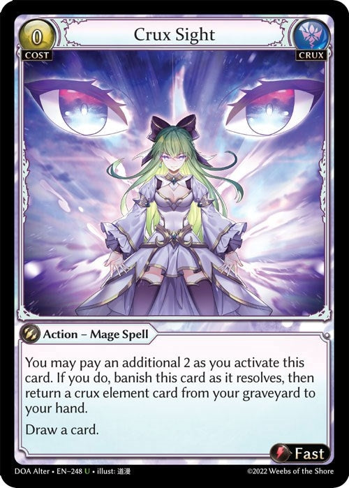 Image for Crux Sight (248) (Dawn of Ashes Alter Edition) - Grand Archive TCG