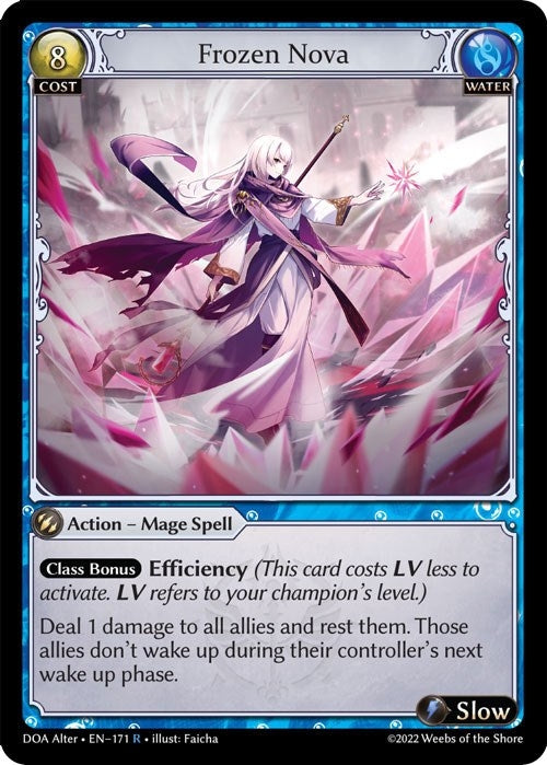 Image for Frozen Nova (171) (Dawn of Ashes Alter Edition) - Grand Archive TCG