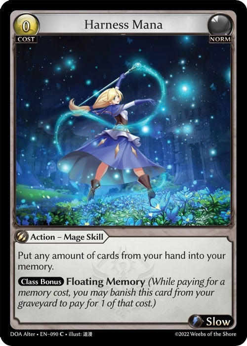 Image for Harness Mana (090) (Dawn of Ashes Alter Edition) - Grand Archive TCG