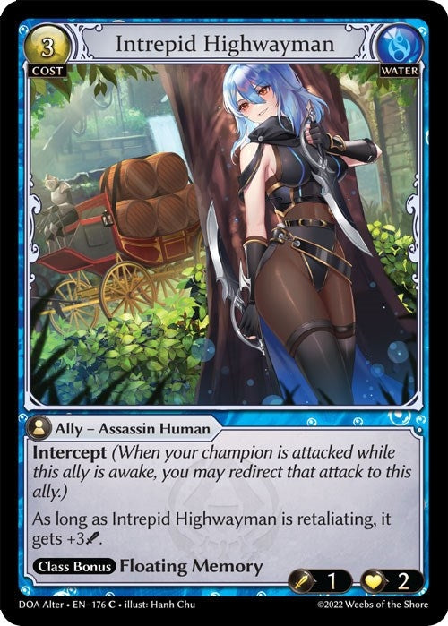 Image for Intrepid Highwayman (176) (Dawn of Ashes Alter Edition) - Grand Archive TCG