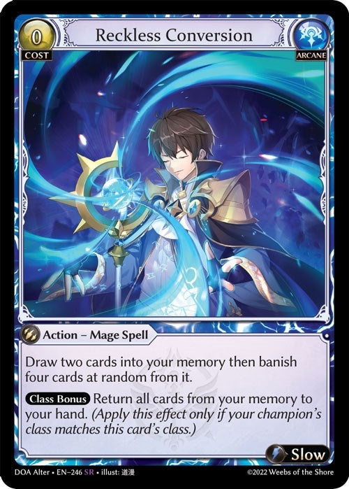 Image for Reckless Conversion (246) (Dawn of Ashes Alter Edition) - Grand Archive TCG
