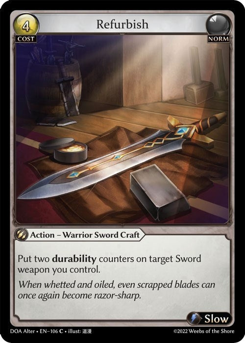 Image for Refurbish (106) (Dawn of Ashes Alter Edition) - Grand Archive TCG