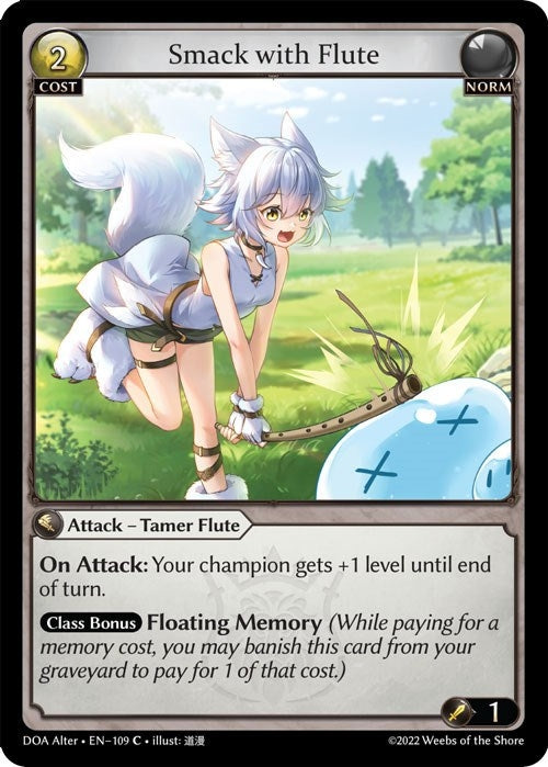Image for Smack with Flute (109) (Dawn of Ashes Alter Edition) - Grand Archive TCG