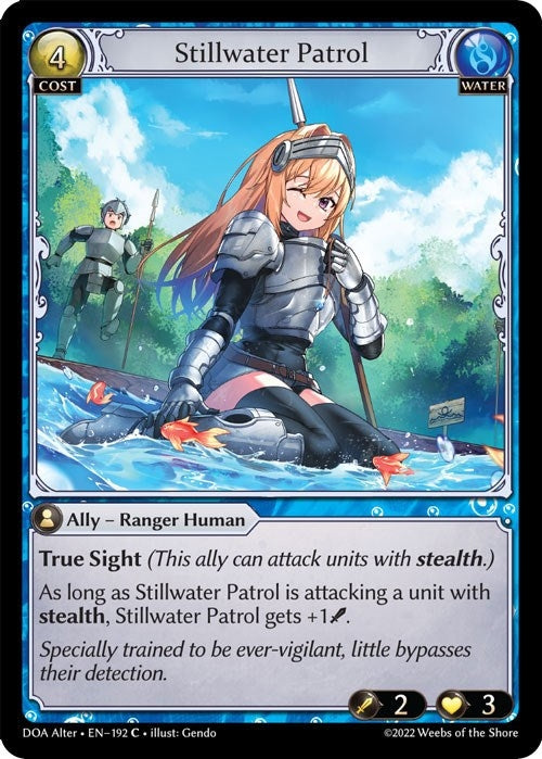 Image for Stillwater Patrol (192) (Dawn of Ashes Alter Edition) - Grand Archive TCG