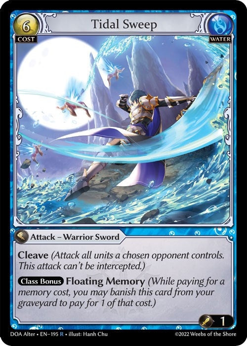 Image for Tidal Sweep (195) (Dawn of Ashes Alter Edition) - Grand Archive TCG