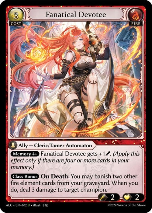 Image for Fanatical Devotee (102) (Alchemical Revolution) - Grand Archive TCG