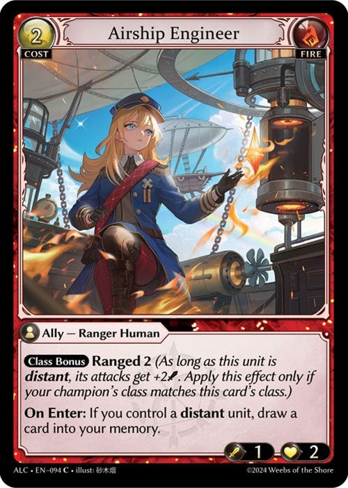 Image for Airship Engineer (094) (Alchemical Revolution) - Grand Archive TCG
