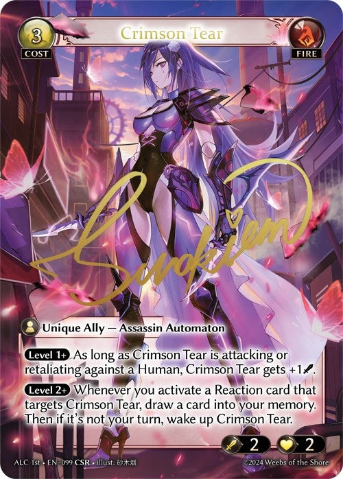 Image for Crimson Tear (CSR) (ALC1E) (099) (Alchemical Revolution) - Grand Archive TCG