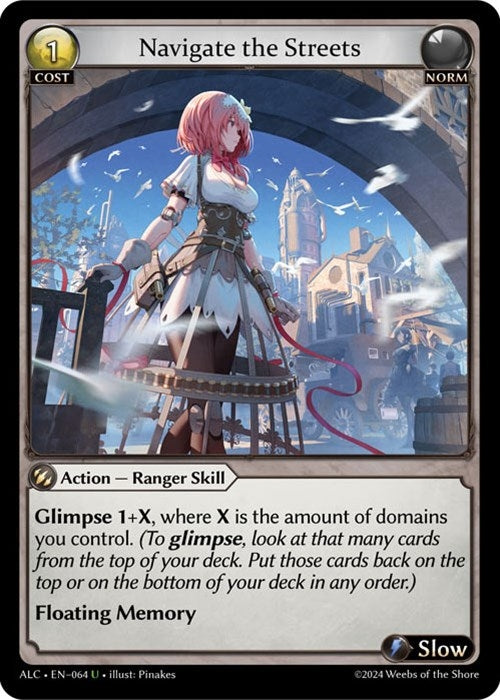 Image for Navigate the Streets (064) (Alchemical Revolution) - Grand Archive TCG