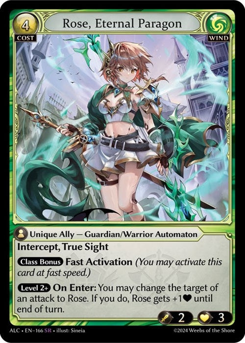 Image for Rose, Eternal Paragon (166) (Alchemical Revolution) - Grand Archive TCG