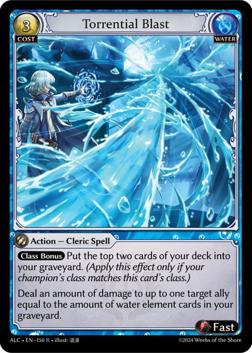 Image for Torrential Blast (150) (Alchemical Revolution) - Grand Archive TCG