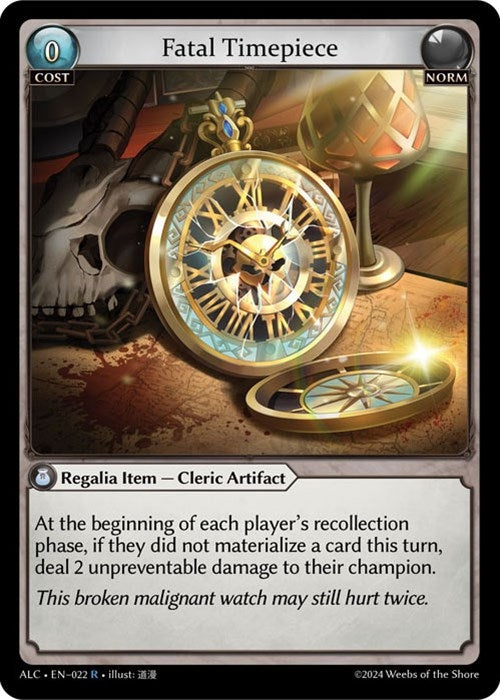 Image for Fatal Timepiece (022) (Alchemical Revolution) - Grand Archive TCG