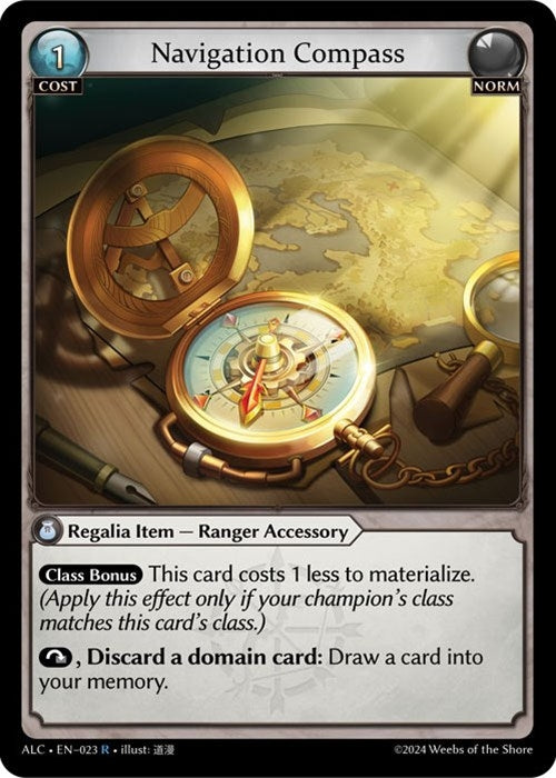 Image for Navigation Compass (023) (Alchemical Revolution) - Grand Archive TCG