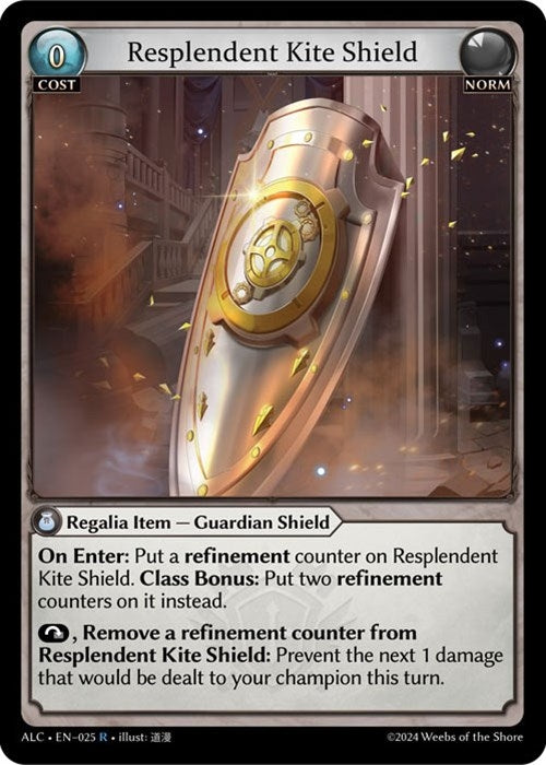 Image for Resplendent Kite Shield (025) (Alchemical Revolution) - Grand Archive TCG