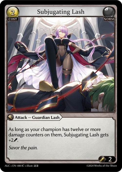Image for Subjugating Lash (084) (Alchemical Revolution) - Grand Archive TCG