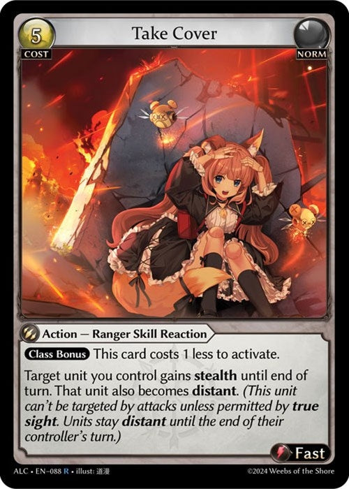 Image for Take Cover (088) (Alchemical Revolution) - Grand Archive TCG
