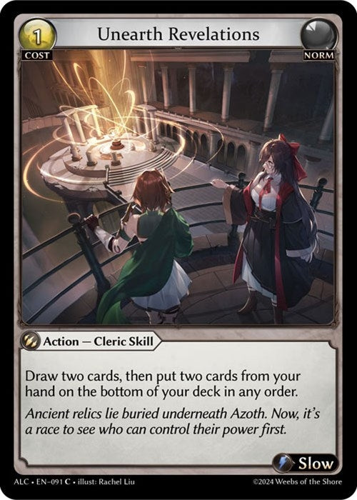 Image for Unearth Revelations (091) (Alchemical Revolution) - Grand Archive TCG
