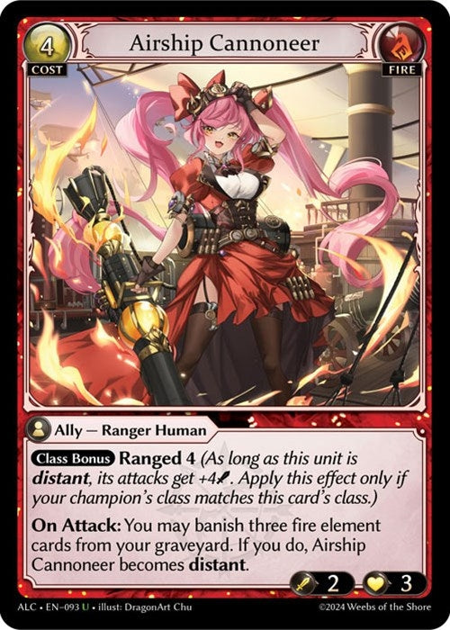 Image for Airship Cannoneer (093) (Alchemical Revolution) - Grand Archive TCG