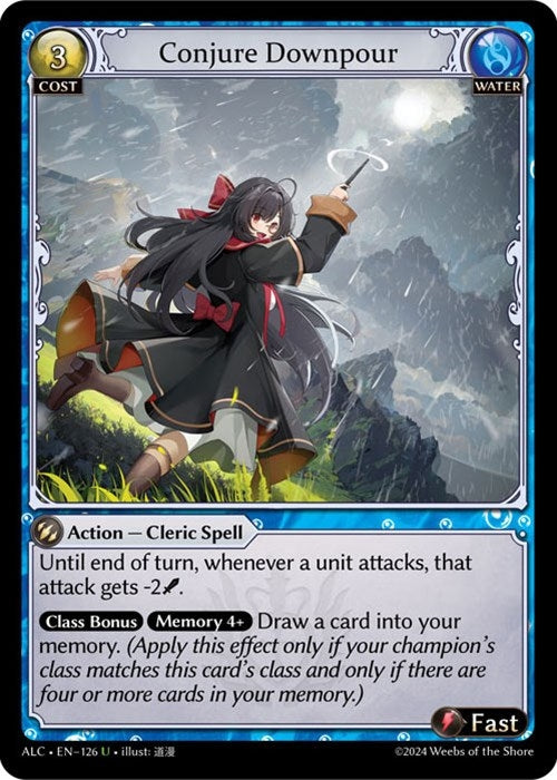 Image for Conjure Downpour (126) (Alchemical Revolution) - Grand Archive TCG