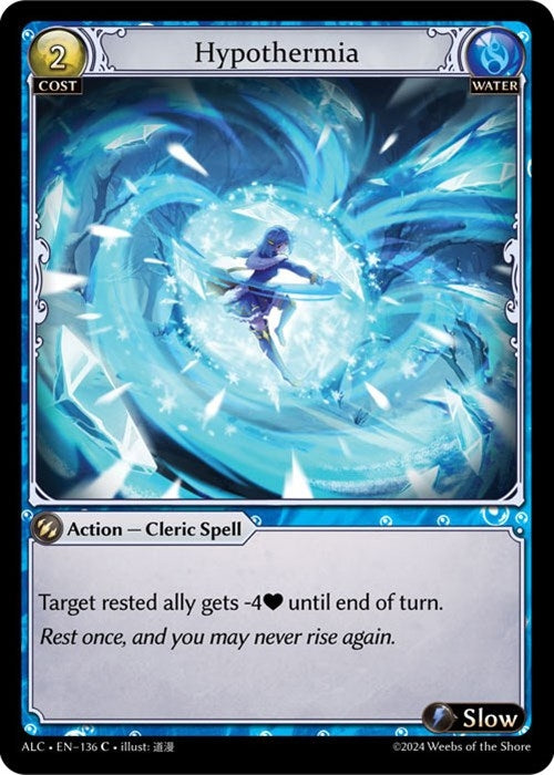 Image for Hypothermia (136) (Alchemical Revolution) - Grand Archive TCG