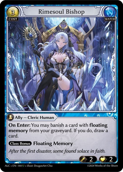 Image for Rimesoul Bishop (144) (Alchemical Revolution) - Grand Archive TCG