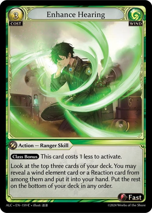 Image for Enhance Hearing (159) (Alchemical Revolution) - Grand Archive TCG