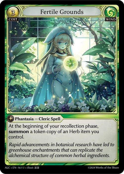 Image for Fertile Grounds (161) (Alchemical Revolution) - Grand Archive TCG