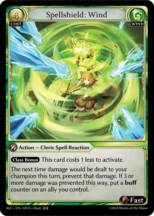 Image for Spellshield: Wind (169) (Alchemical Revolution) - Grand Archive TCG