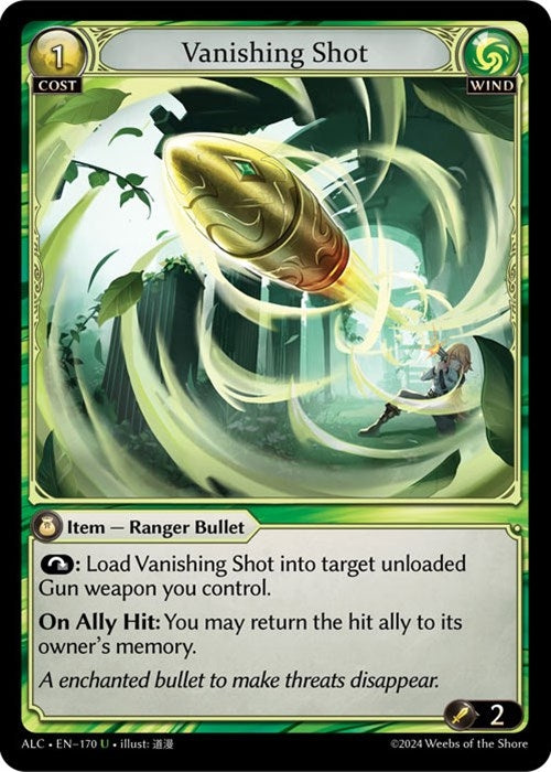 Image for Vanishing Shot (170) (Alchemical Revolution) - Grand Archive TCG