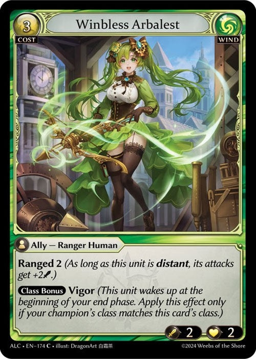 Image for Winbless Arbalest (174) (Alchemical Revolution) - Grand Archive TCG
