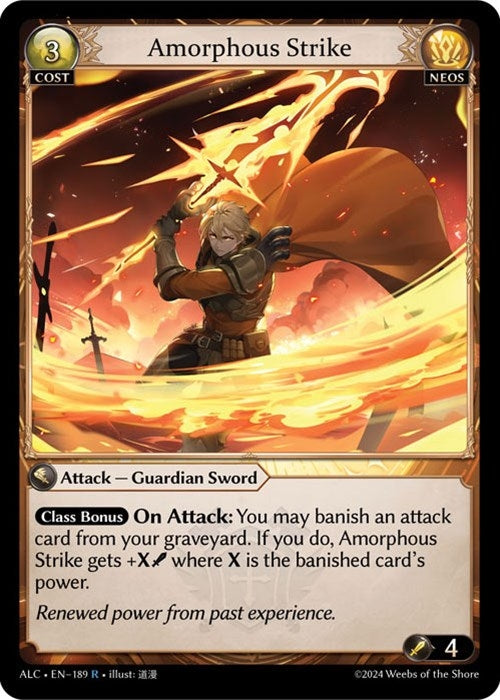 Image for Amorphous Strike (189) (Alchemical Revolution) - Grand Archive TCG
