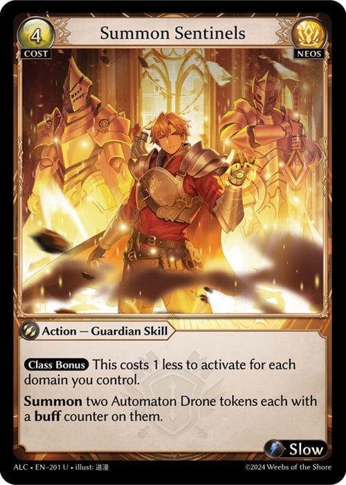Image for Summon Sentinels (201) (Alchemical Revolution) - Grand Archive TCG